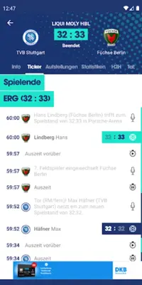 LIQUI MOLY Handball Bundesliga android App screenshot 2