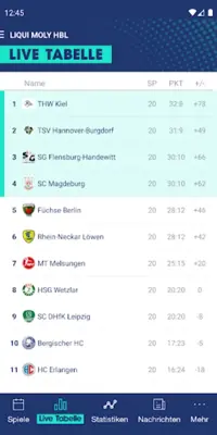 LIQUI MOLY Handball Bundesliga android App screenshot 5