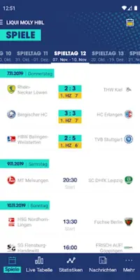 LIQUI MOLY Handball Bundesliga android App screenshot 7